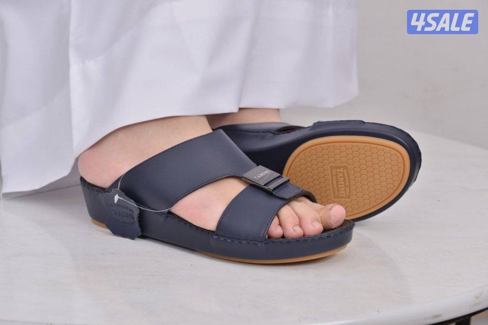 احذية تميمه جلد طبيعي مداس طبي عدم التطبيع والتعرق4