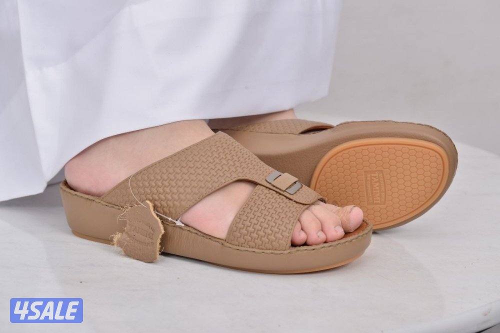 احذية تميمه جلد طبيعي مداس طبي عدم التطبيع والتعرق8