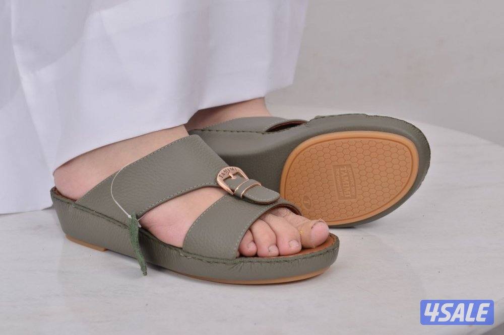 احذية تميمه جلد طبيعي مداس طبي عدم التطبيع والتعرق15