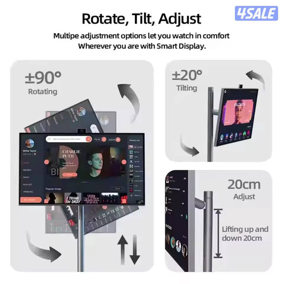 شاشة متنقلة متوفر اقساط9