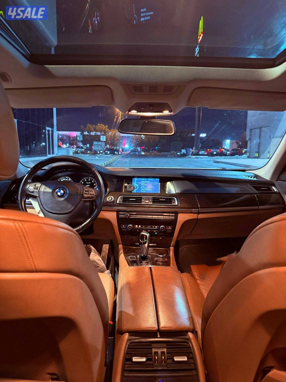 بي ام دبليو 730 لارج بحالة الوكالة وارد الغانم شرط الفحص موديل 20124