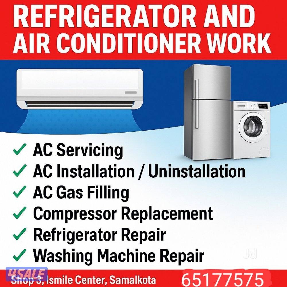 repairing Central AC washing machine air conditioner1
