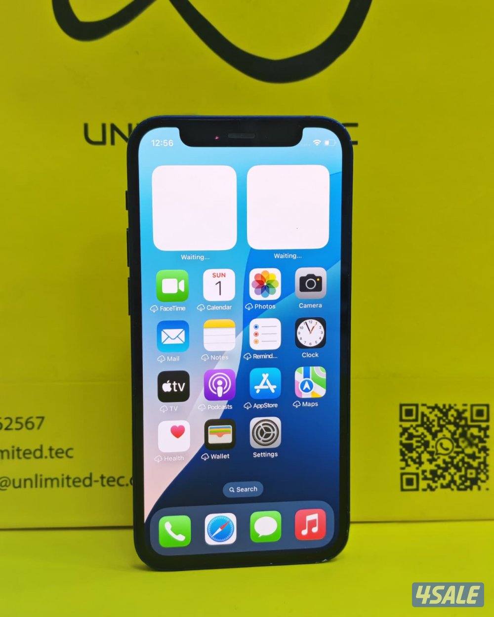 ايفون 12 ميني – 128 جيجا – أزرق بطارية 77% مستعمل iPhone 12 mini 128GB1