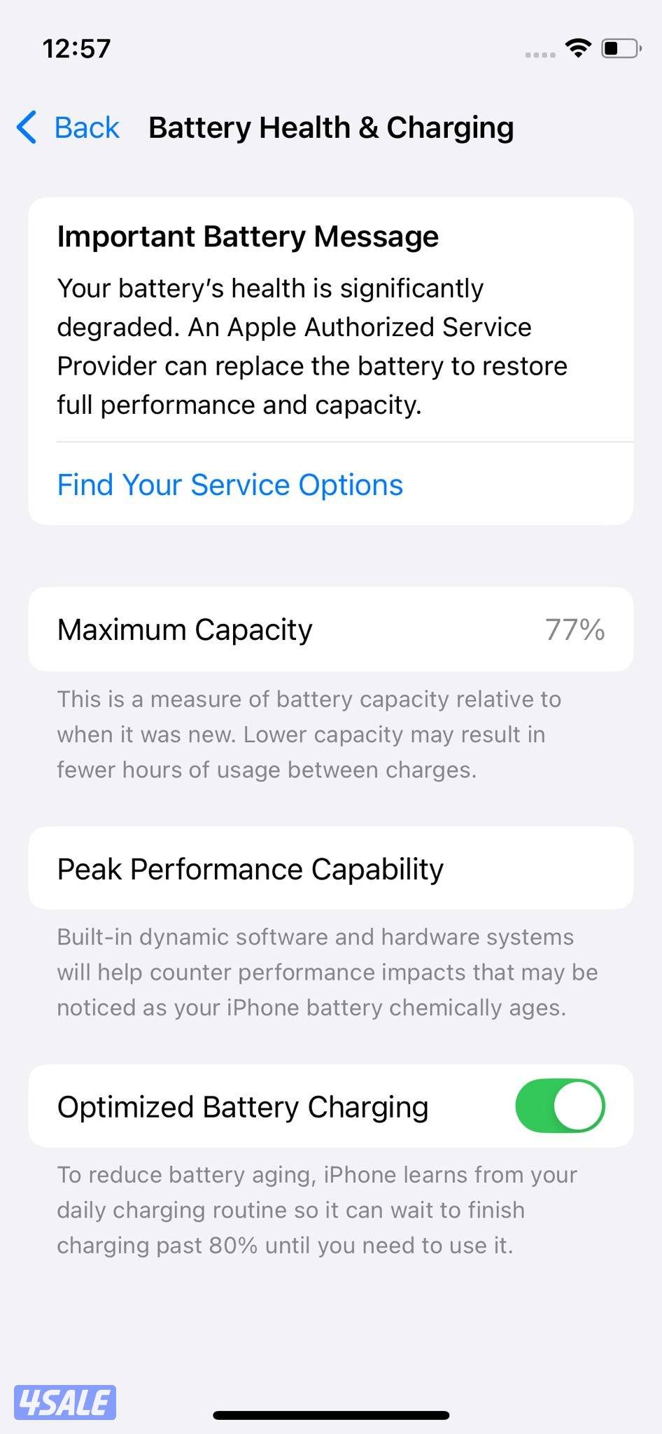 ايفون 12 ميني – 128 جيجا – أزرق بطارية 77% مستعمل iPhone 12 mini 128GB9