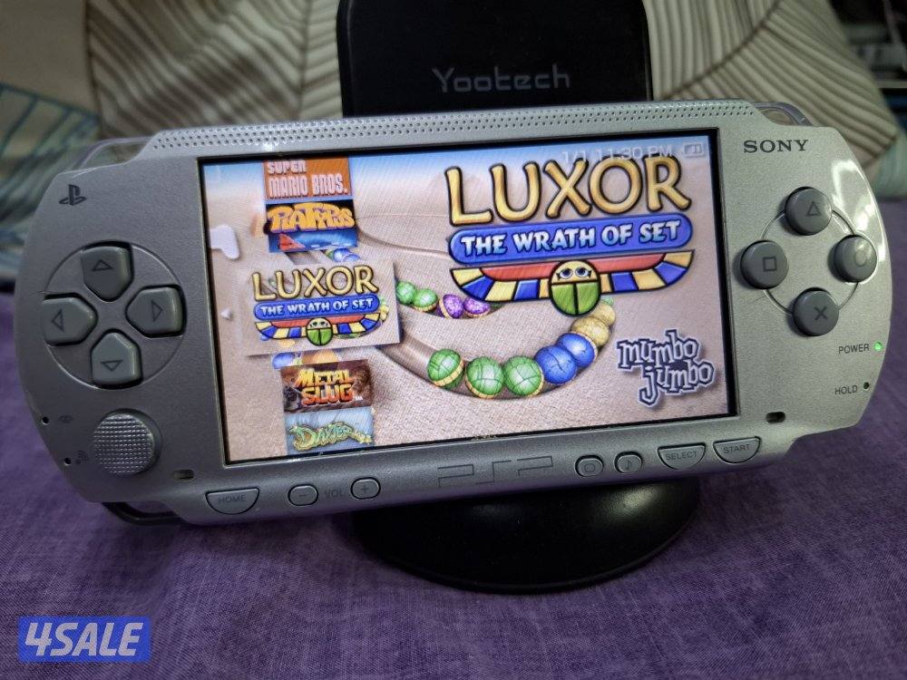 PSP SONY P1000 MODEL GREY COLOR 8GB SONY SD CARD WITH 50 AMAZING GAMES3