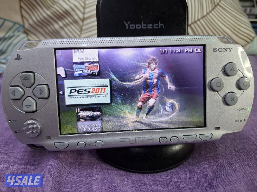 PSP SONY P1000 MODEL GREY COLOR 8GB SONY SD CARD WITH 50 AMAZING GAMES9
