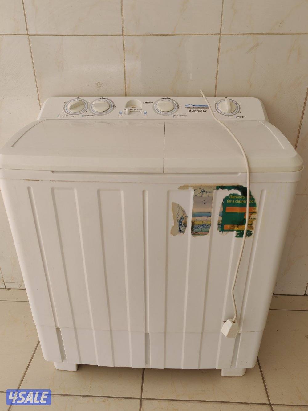 غساله دايو 8.5 كيلو حاله ممتاز
Daewoo washing machine 8.5 kg0