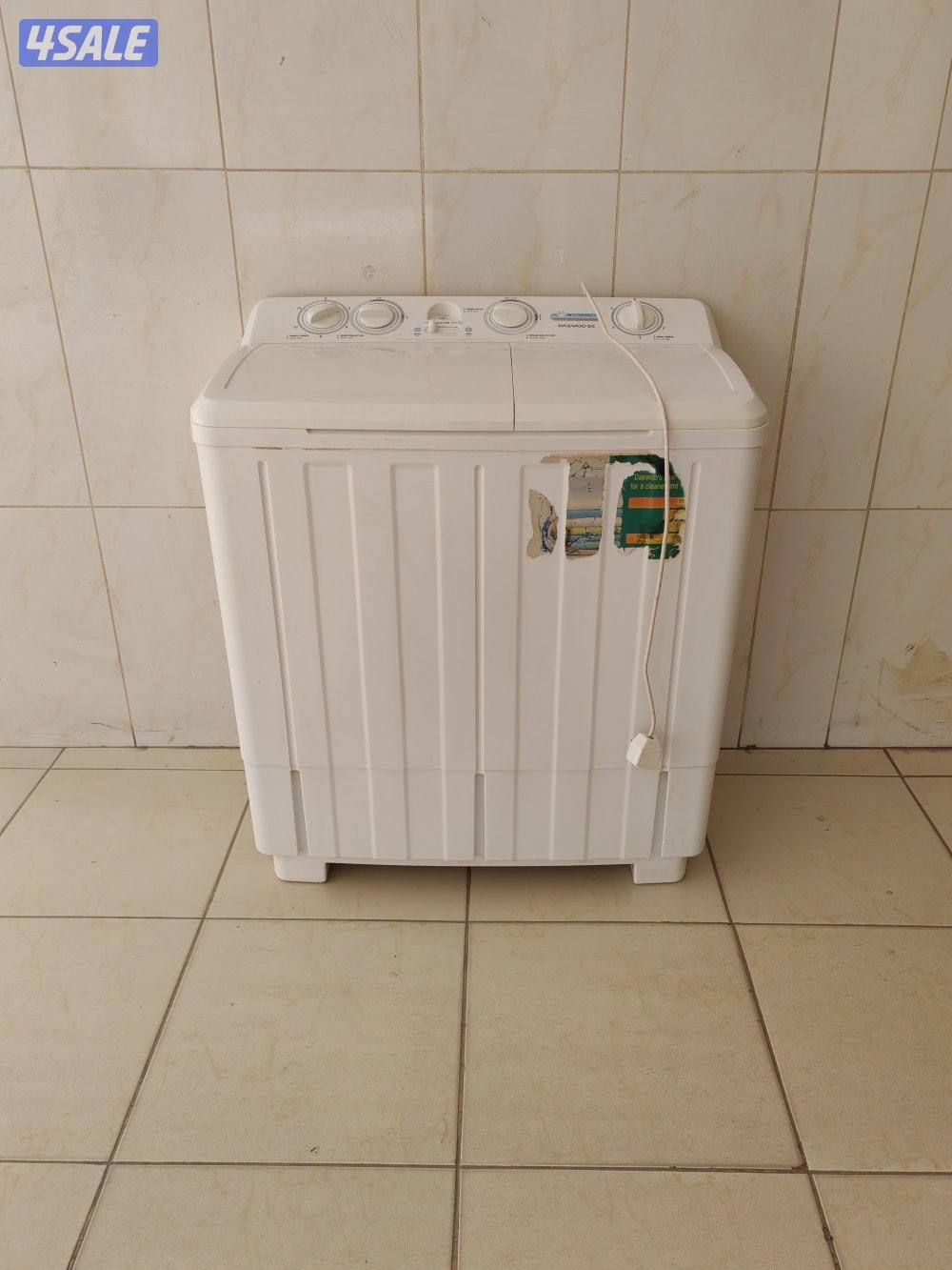 غساله دايو 8.5 كيلو حاله ممتاز
Daewoo washing machine 8.5 kg1
