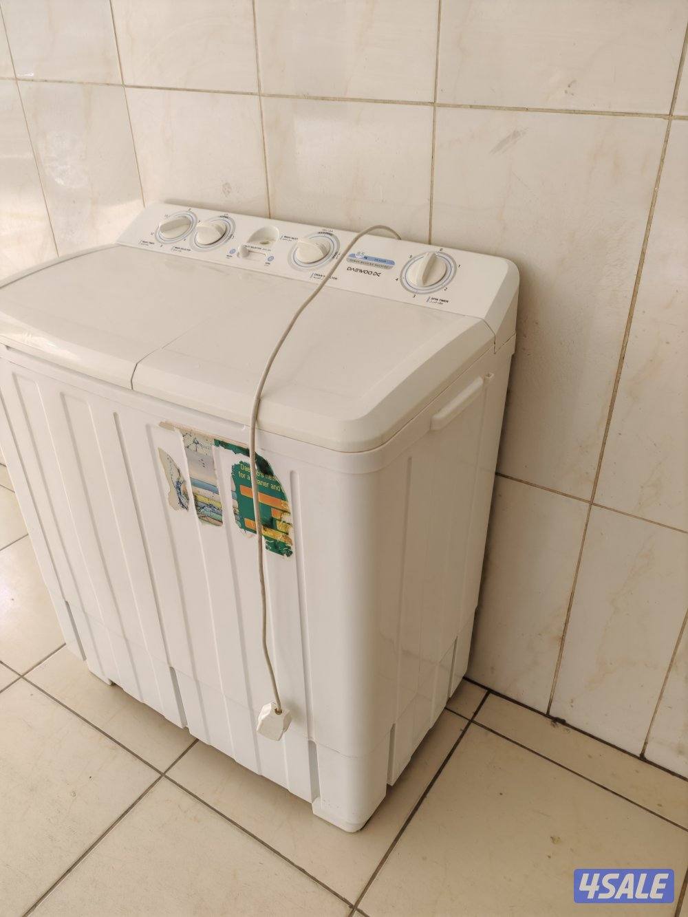 غساله دايو 8.5 كيلو حاله ممتاز
Daewoo washing machine 8.5 kg2