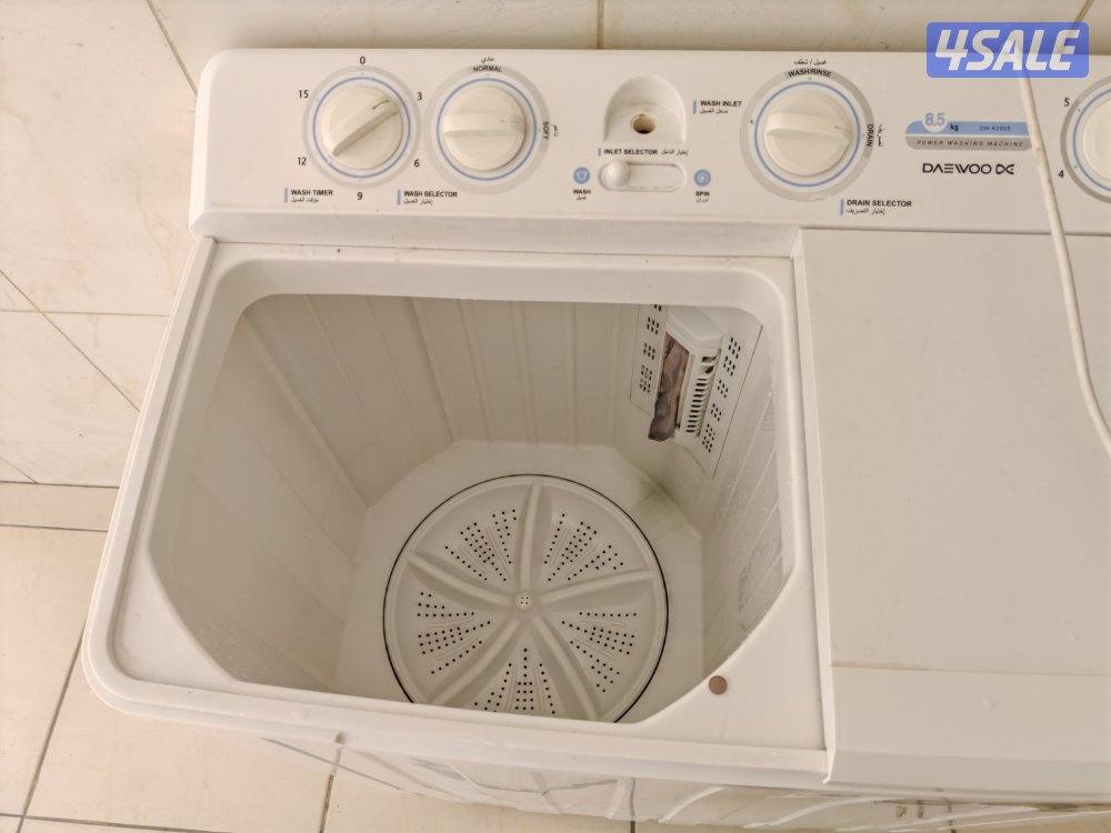 غساله دايو 8.5 كيلو حاله ممتاز
Daewoo washing machine 8.5 kg6