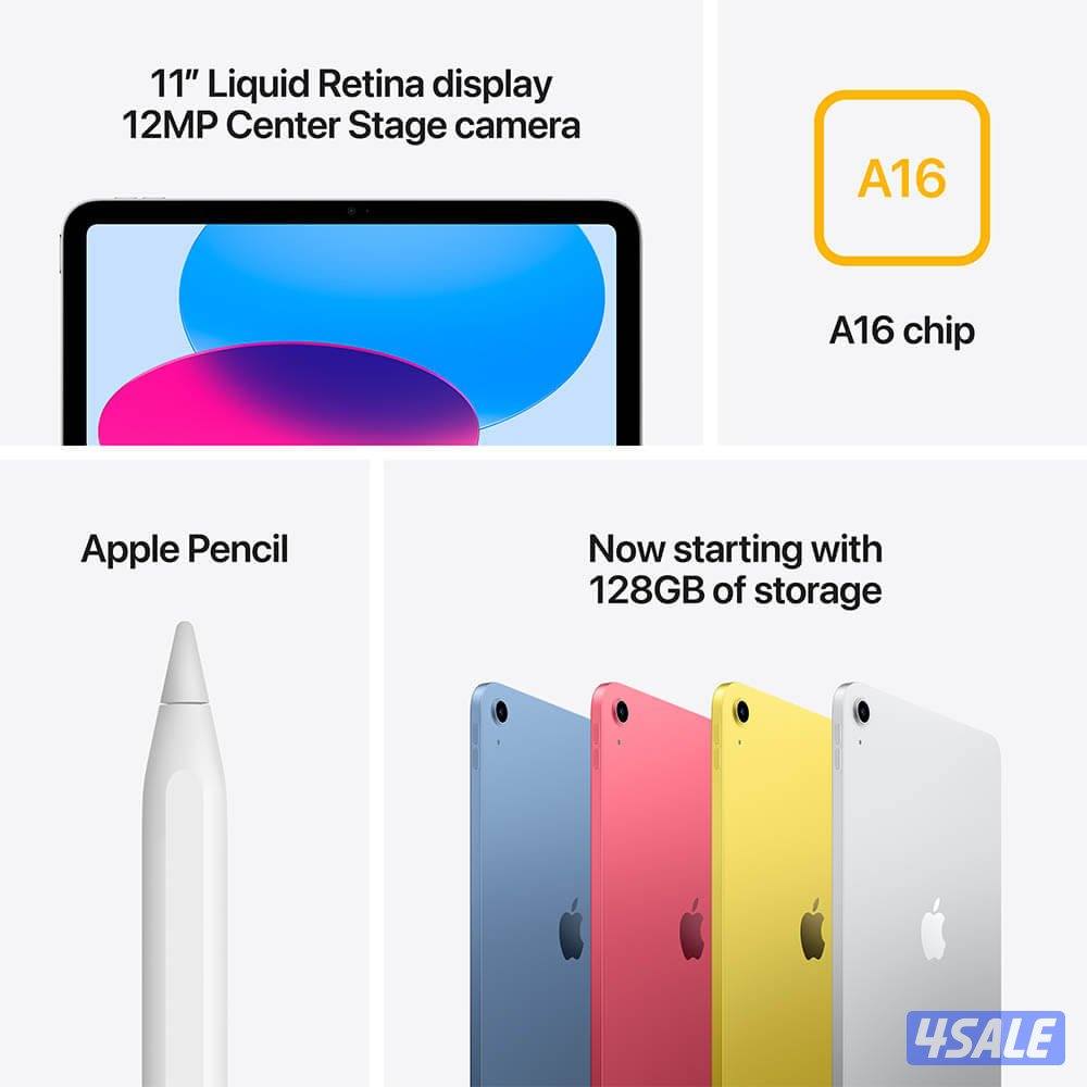 ايباد الجيل الحادي عشر – 128 جيجا – وردي iPad 11th Gen جديد1