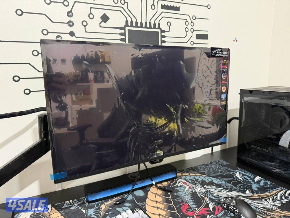 للبيع شاشه اسوس QD-Oled 500hz مجربه فقط0