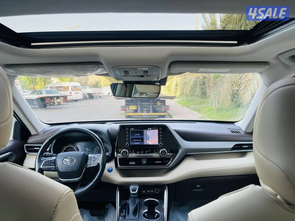 للبيع جيب تويوتا هايلاندر موديل 2020 فل ابشن اعلى درجه5