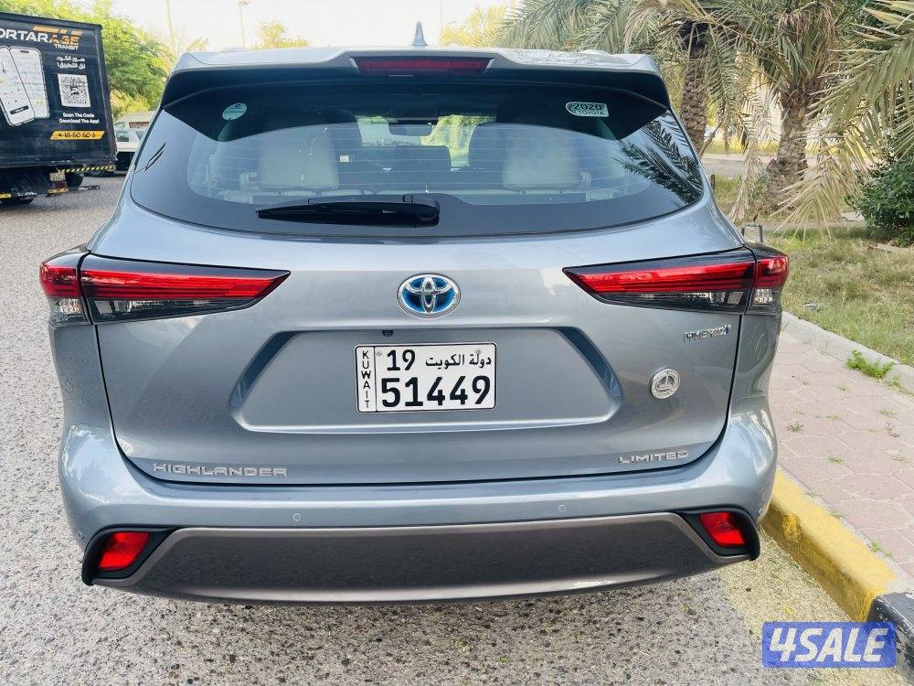 للبيع جيب تويوتا هايلاندر موديل 2020 فل ابشن اعلى درجه12