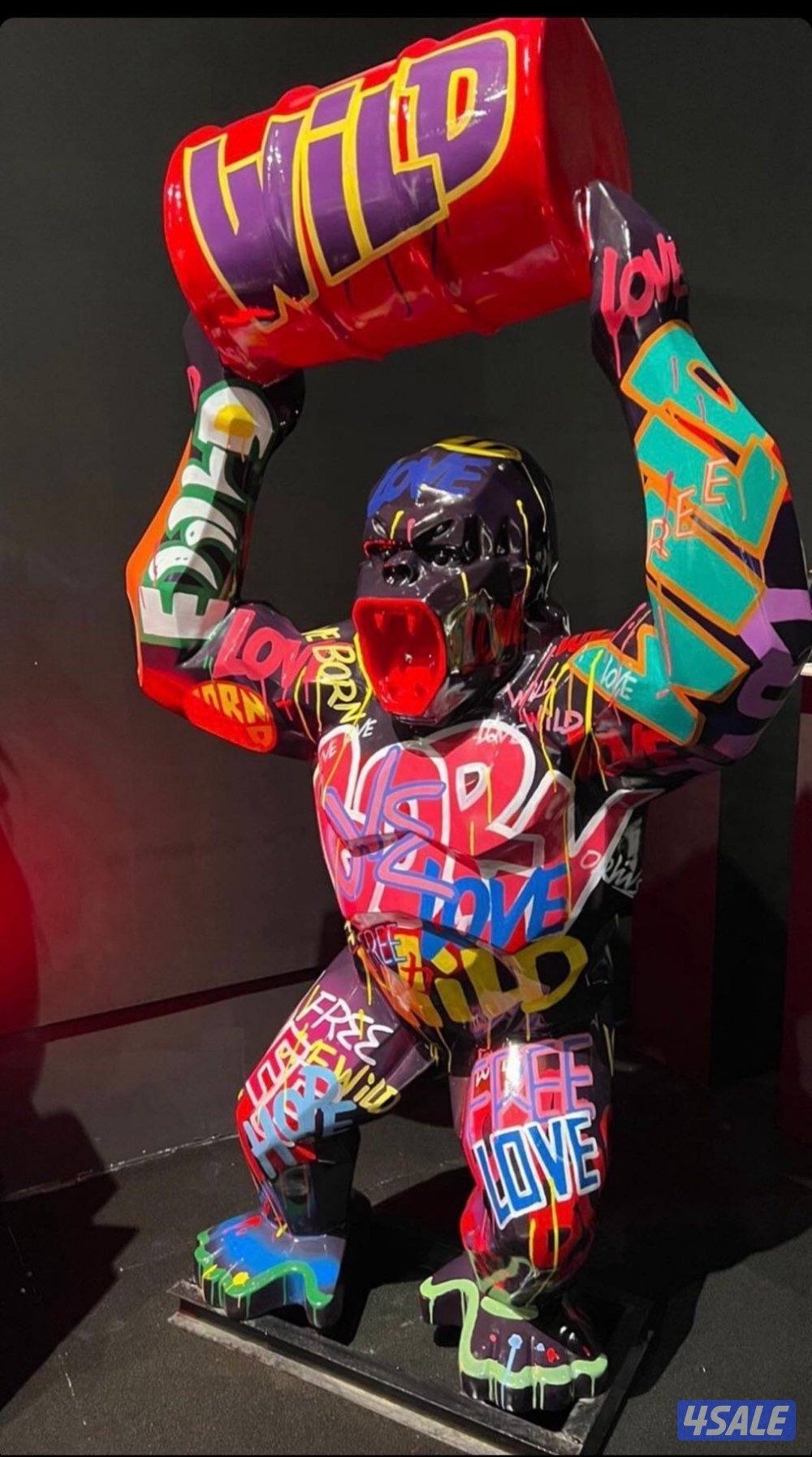 للبيع تماثيل gorilla Richard orlinski2