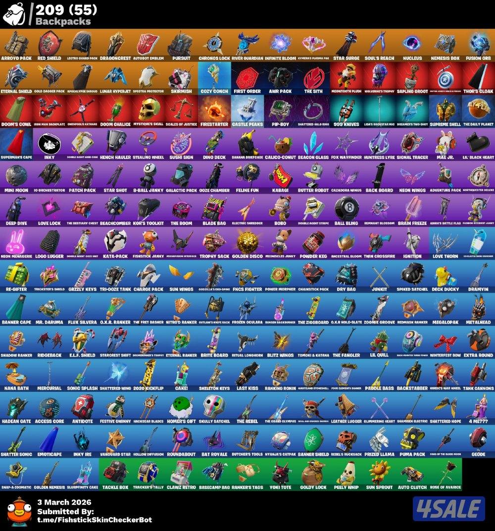 للبيع حساب فورت نايت يربط جميع المنصات وكآمل معلوماته في الواتساب4