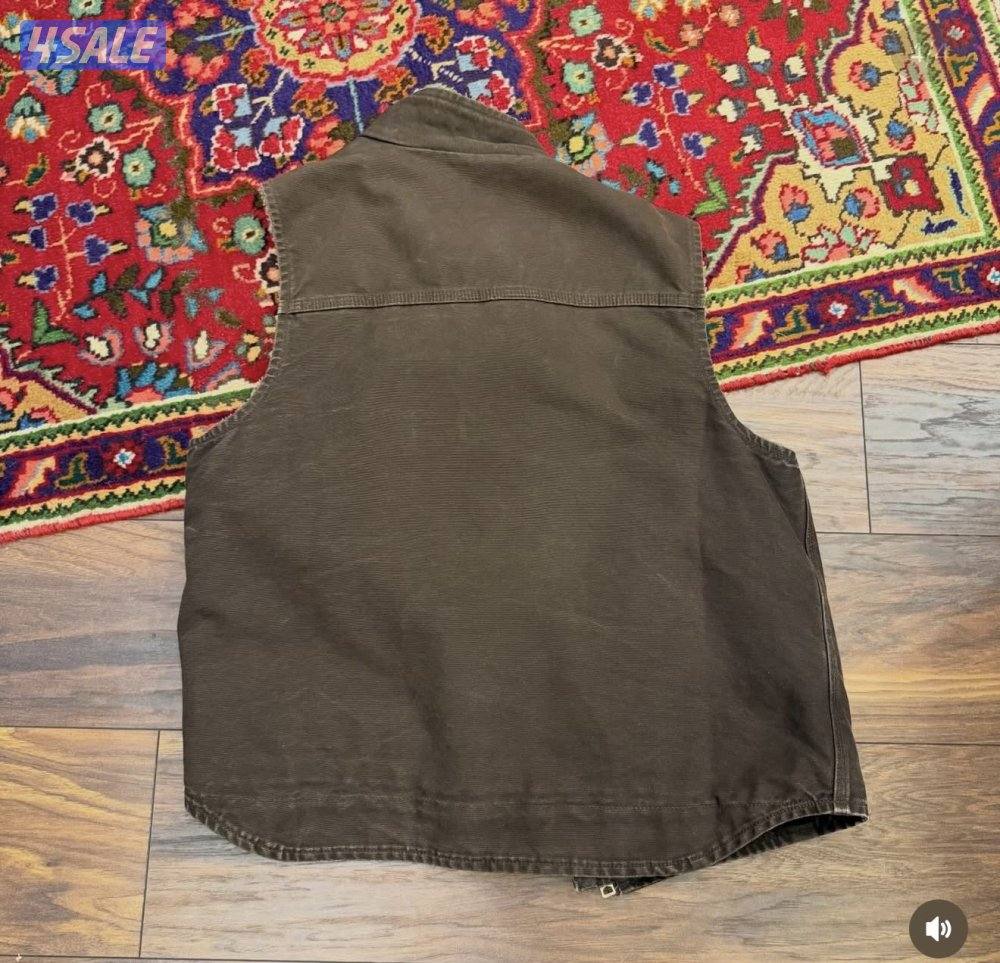 ڤست ثقيل نادر Carhartt Vintage V33 مقاس لارج يلبس ميديم3