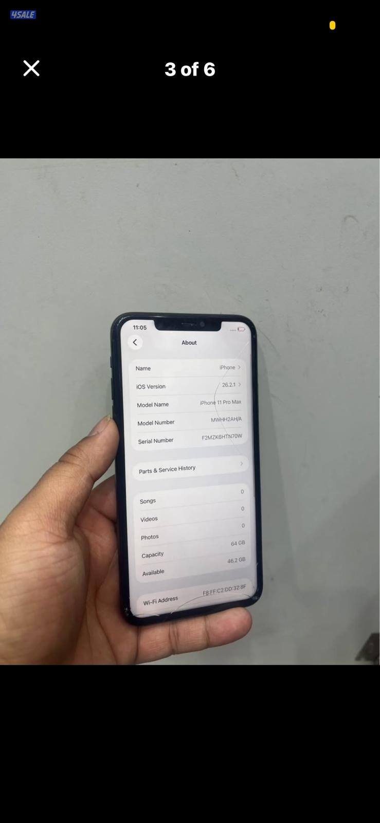 Iphone 11 pro max 64GB3