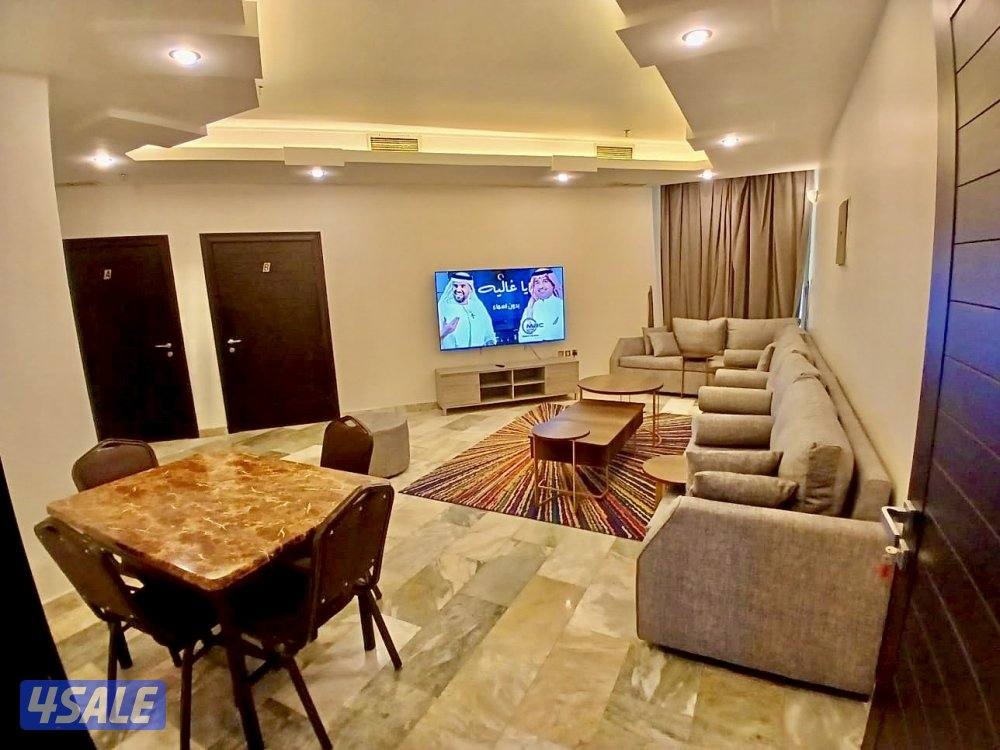 غرفتين و صالة مفروشة بالكامل مع لوبي مجهز5