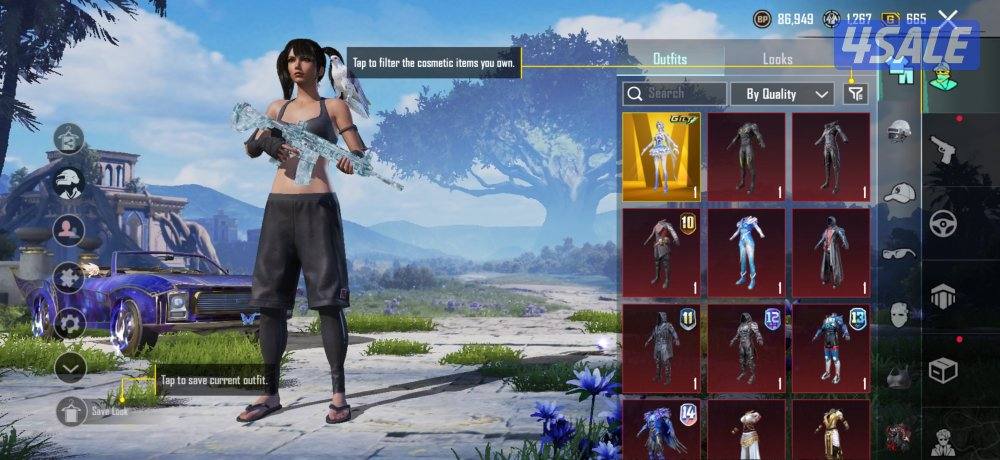 حساب ببجي للبيع دبل امفور6