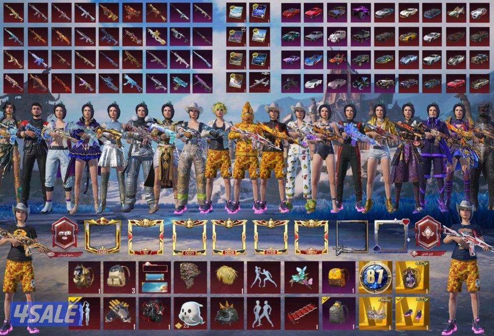 حساب ببجي نوادر0