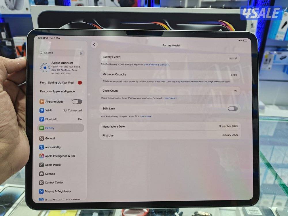 ipad pro 13 inch 256Gb wifi M5 silver2