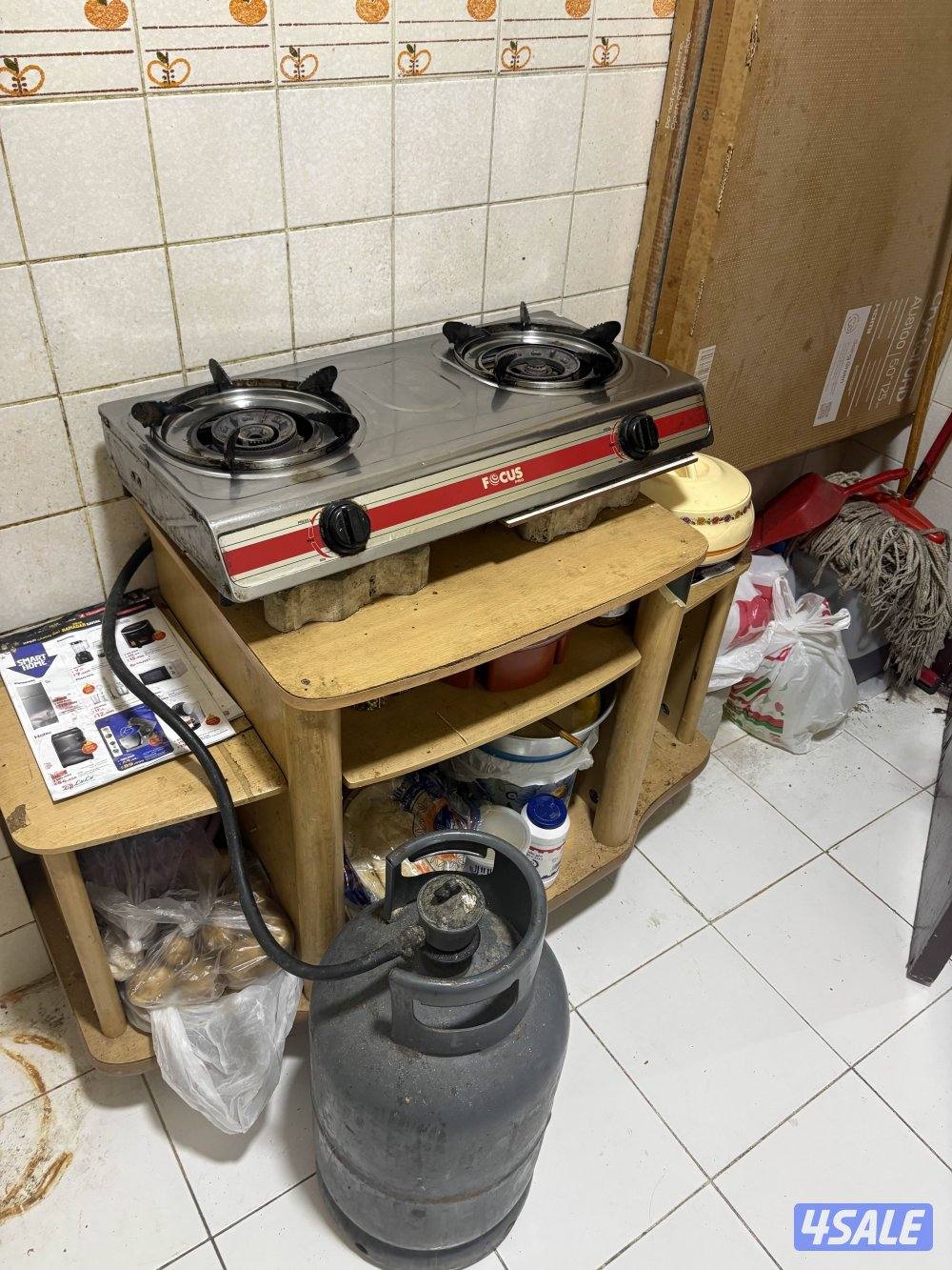 Gas cylinder oven set0