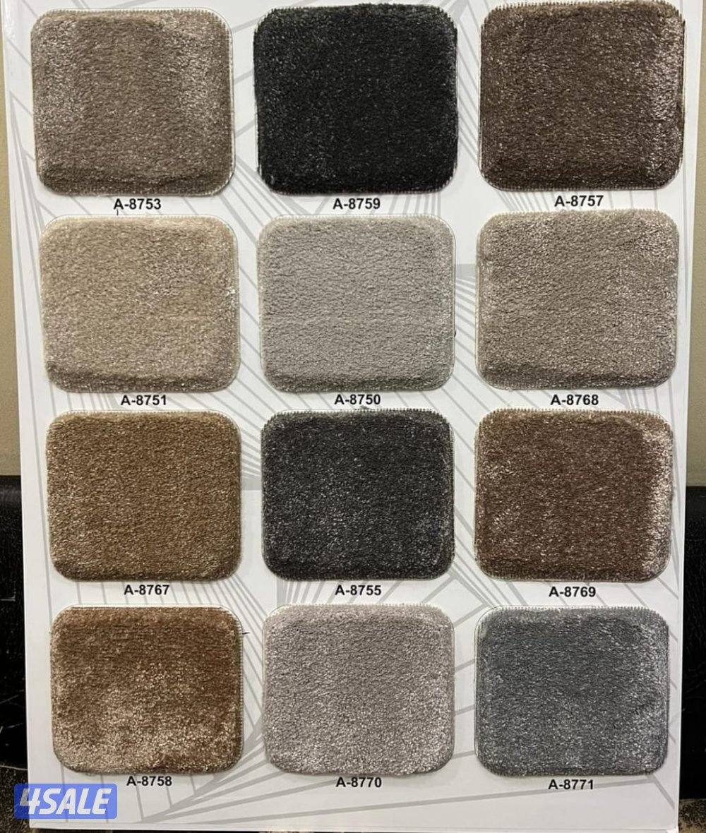 كل مايخص السجاد لدينا سجاد قص ساده ومشجر مساند ظهر بقلي وسعود نقشات حف0