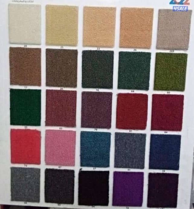 كل مايخص السجاد لدينا سجاد قص ساده ومشجر مساند ظهر بقلي وسعود نقشات حف4