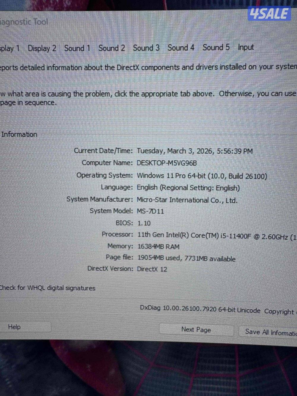 للبيع او بدل معا 5070ti Asus1