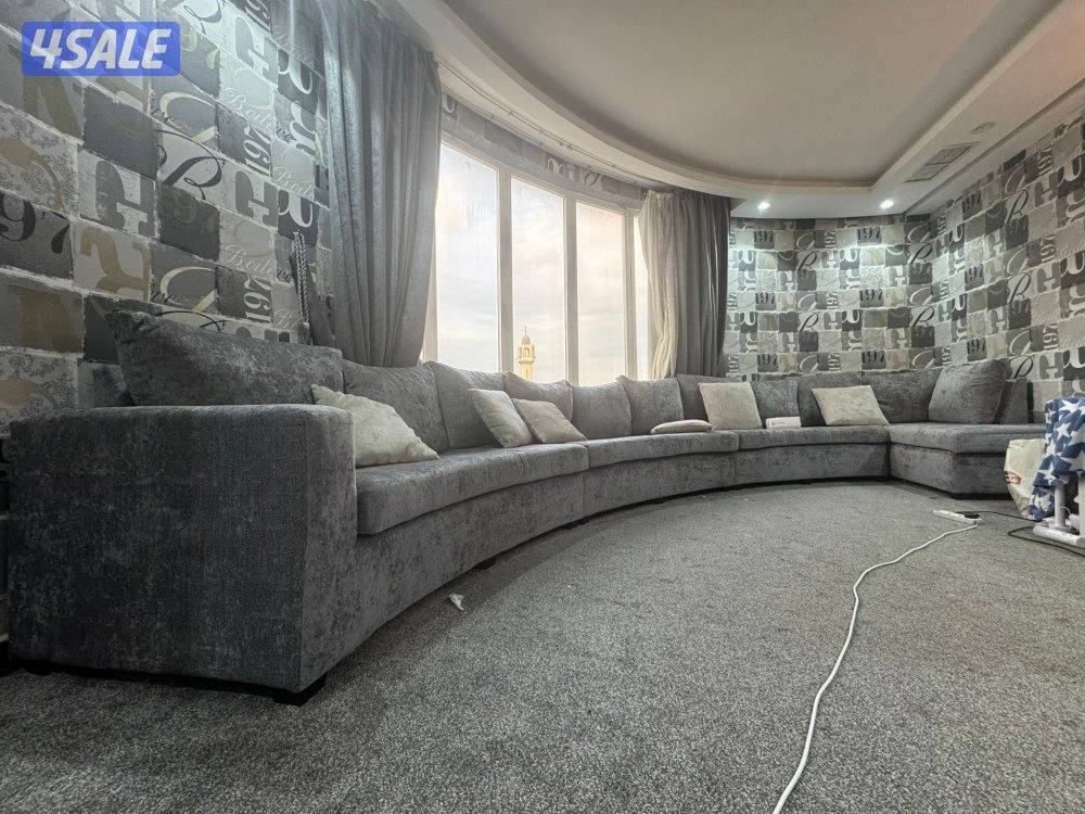 طقم كنب خام شامواه لون رمادي و ستاره3