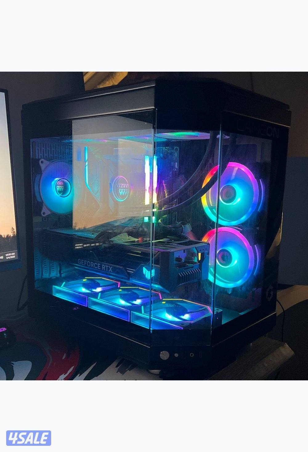 للبيع بي سي مواصفات قويه جدا جديد ونظيف ومع كراتينه1