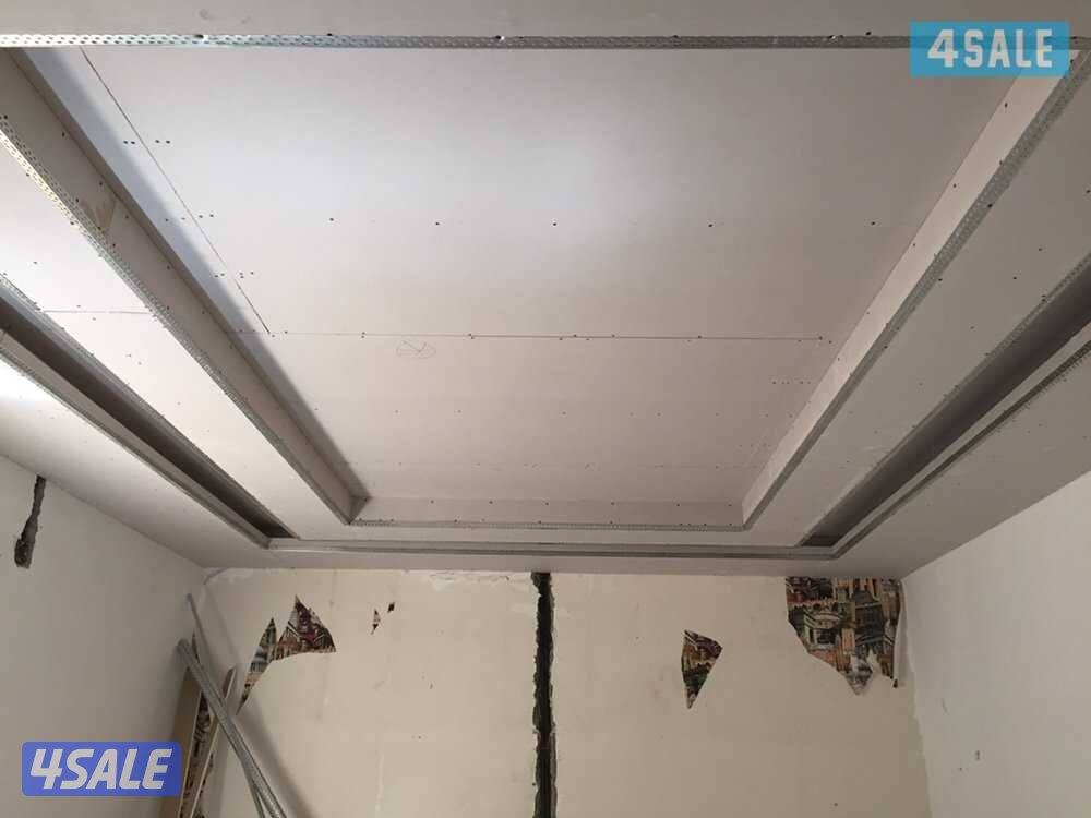 جبسم بورد بارتشن سراميك باب كرديون باب خشب سقف 60x607