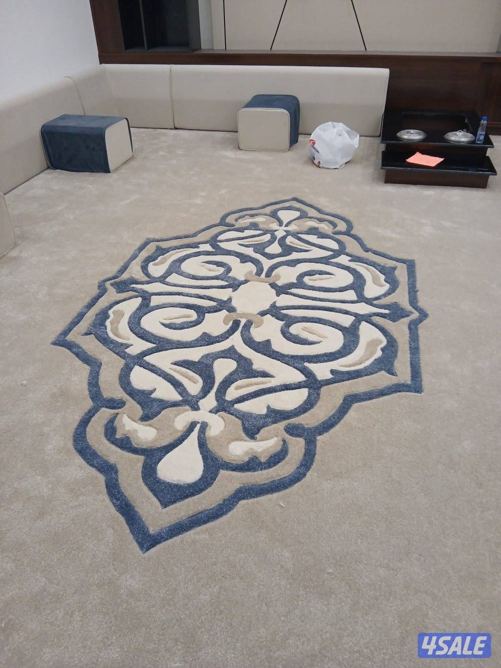 ‏‎ديوانية سجاد تركي سميك مع لباد 
‏‎مساند خشب اسفنج البغلي درجة اولى م1