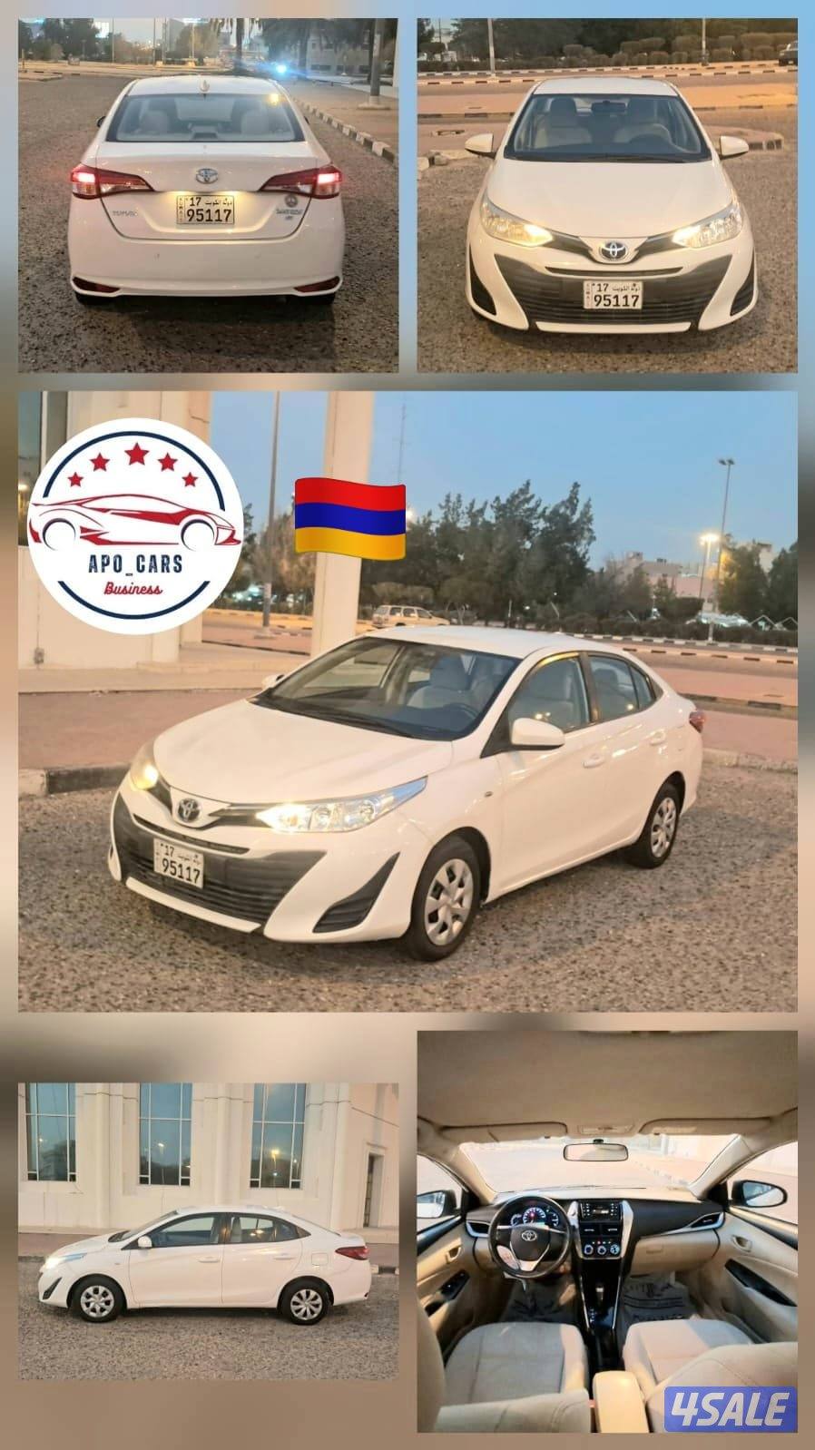 Toyota Yaris - 2019 White3