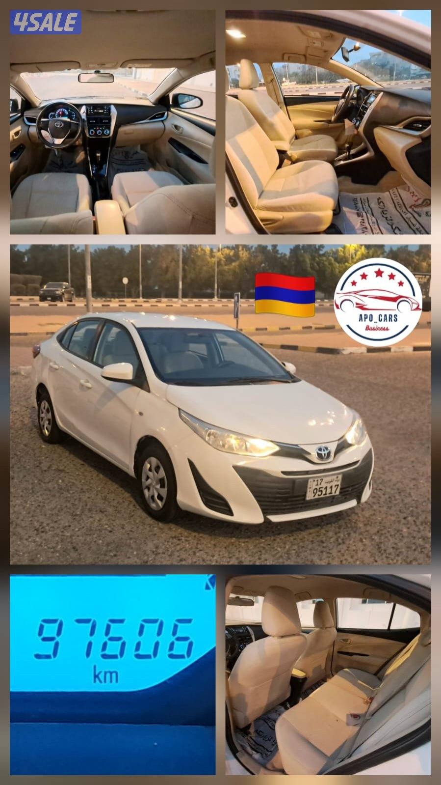 Toyota Yaris - 2019 White4