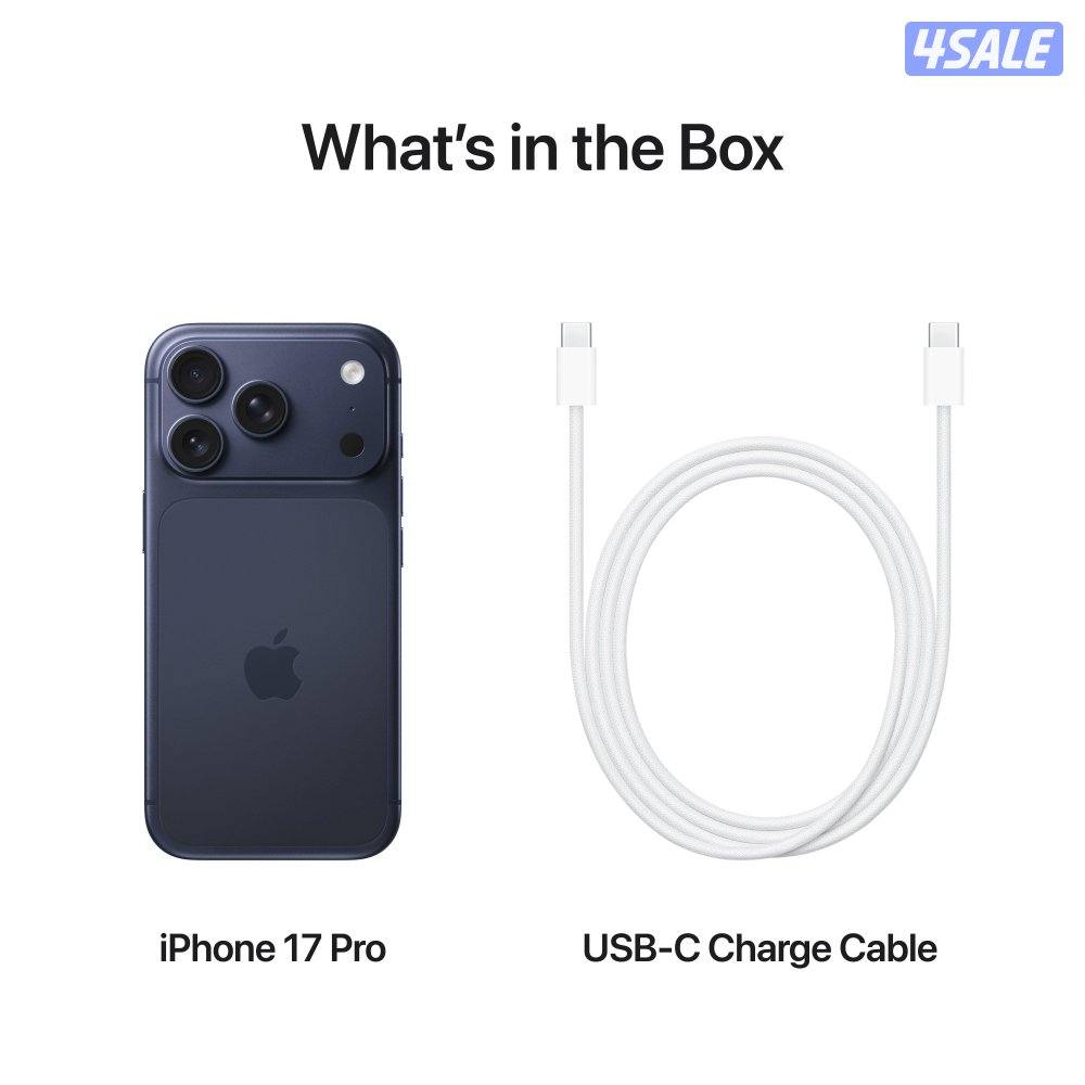 ايفون 17 برو – 256 جيجا – أزرق عميق جديد iPhone 17 Pro 256GB Blue1