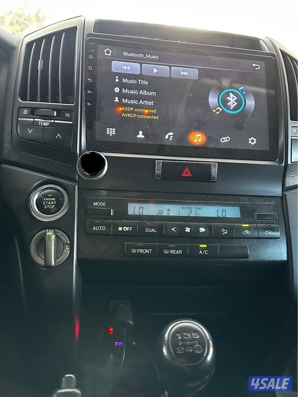 للبيع لاند كروزر ابيض قير عادي اساس وارد قطر5