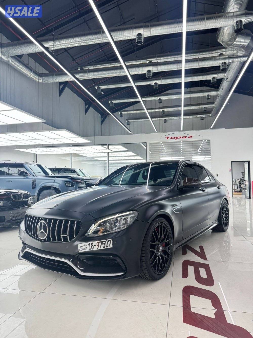 مرسيدس c63s وارد الملا الكويت 2020 صبغ الوكاله شرط الفحص2
