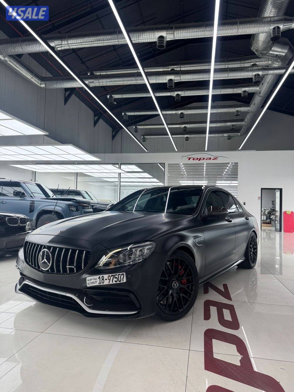 مرسيدس c63s وارد الملا الكويت 2020 صبغ الوكاله شرط الفحص3