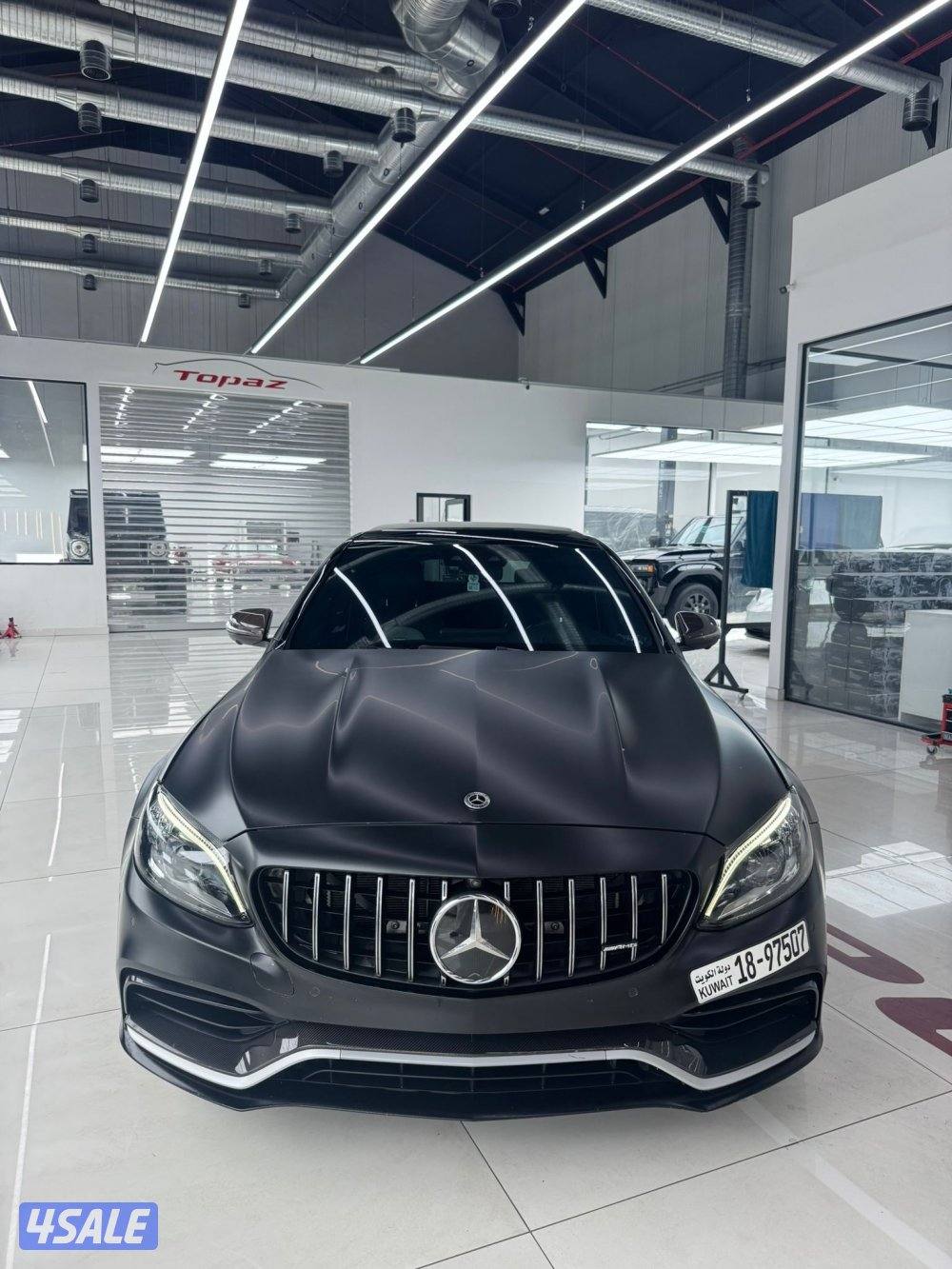 مرسيدس c63s وارد الملا الكويت 2020 صبغ الوكاله شرط الفحص7