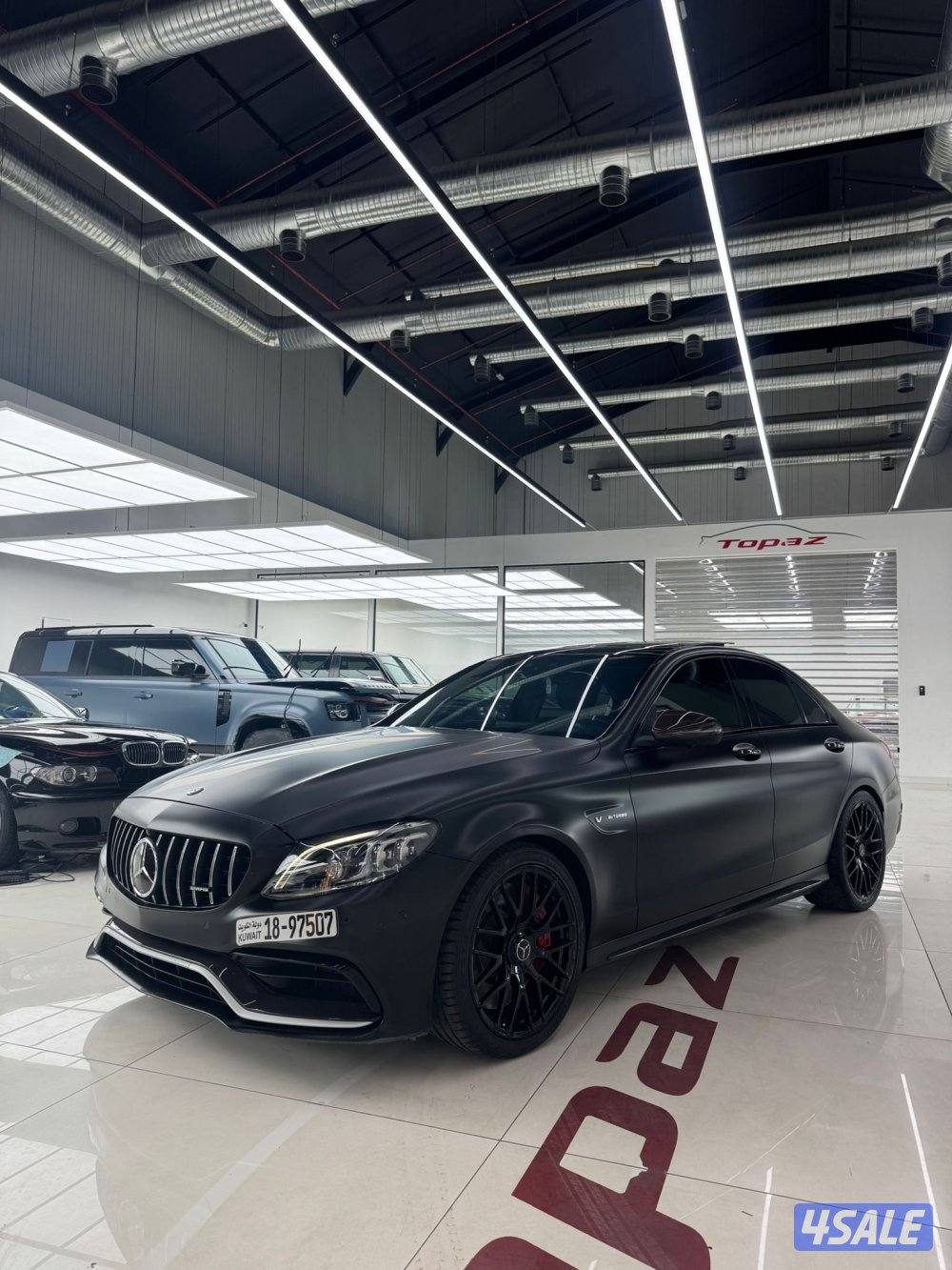 مرسيدس c63s وارد الملا الكويت 2020 صبغ الوكاله شرط الفحص8