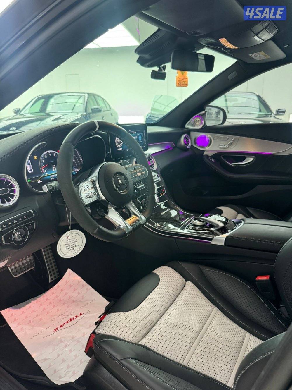 مرسيدس c63s وارد الملا الكويت 2020 صبغ الوكاله شرط الفحص9