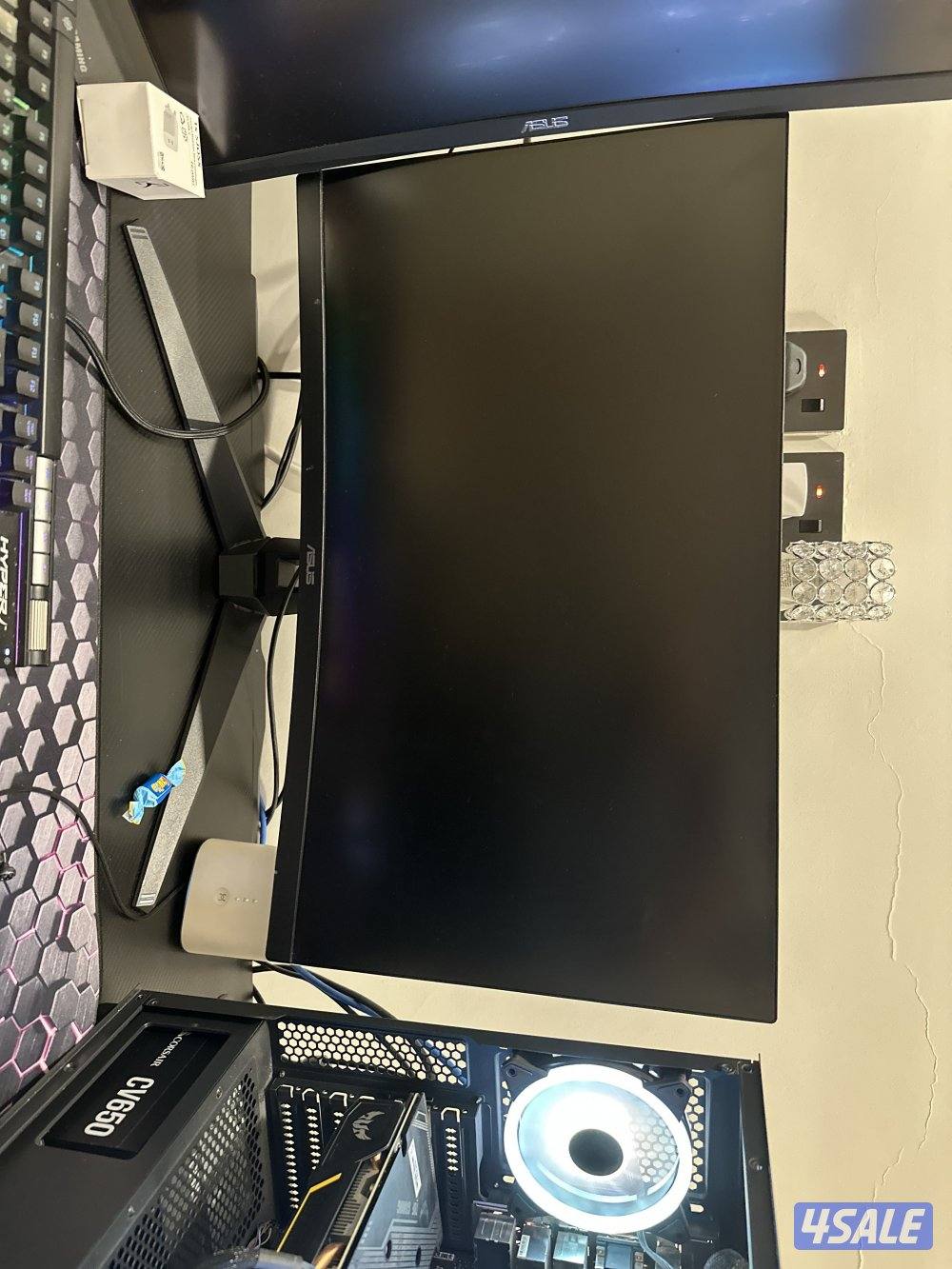 للبيع كمبيوتر ألعاب كامل مع شاشة 27 بوصة 165Hz5