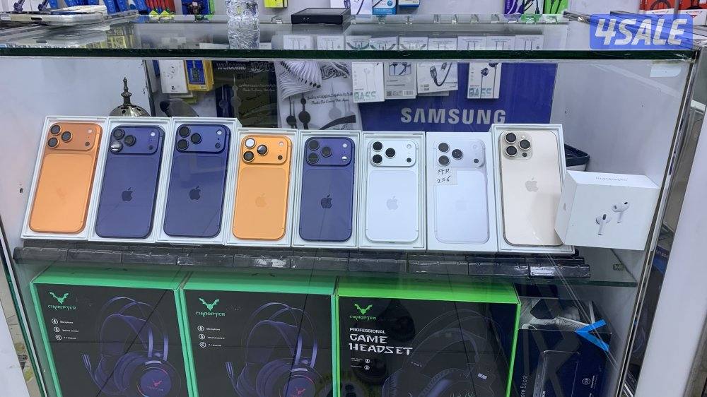 جميع اجهزة آيفون ١٧ مستعمله بحالات نظيفه وايضاً جديدة0