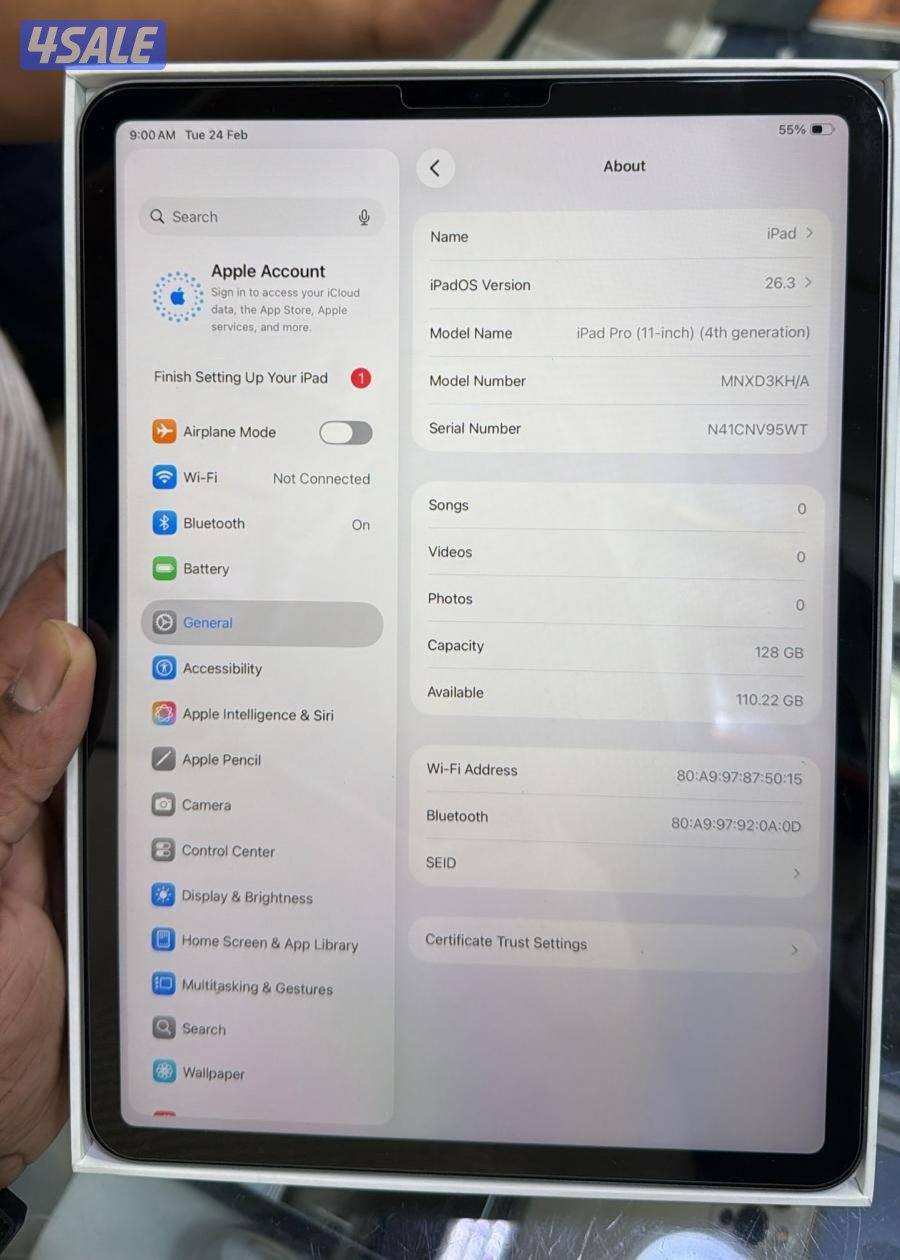 ايباد برو M20