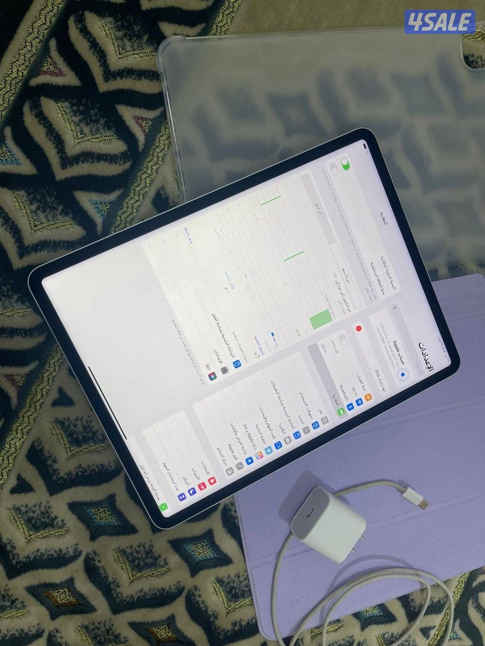ايباد برو ام تو معالج m2 نظيف شاشة 12.9 بوصة 512 قيقا بطارية 89 ممتاز1