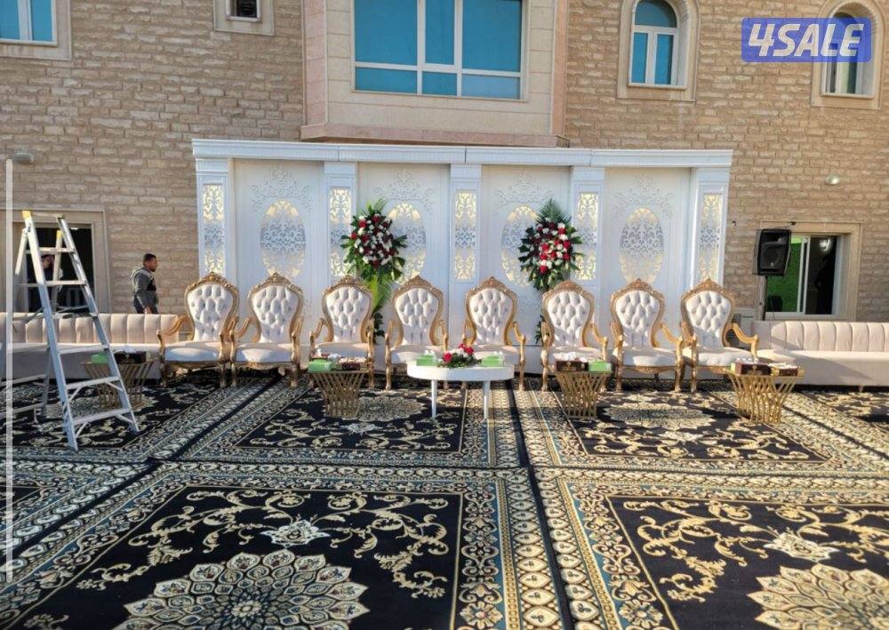 تاجير كرسي وطاولات جميع مستلزمات الافراح زينه تاجير مكيفات تسكير حداق14