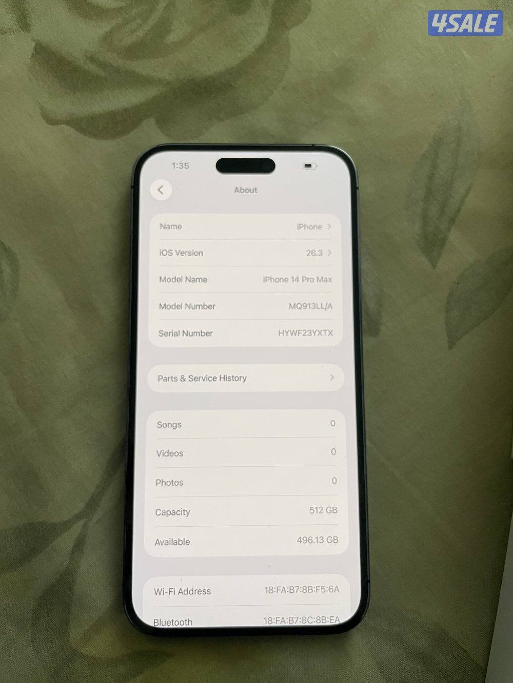 iPhone 14 Pro Max 512gb eSIM model2