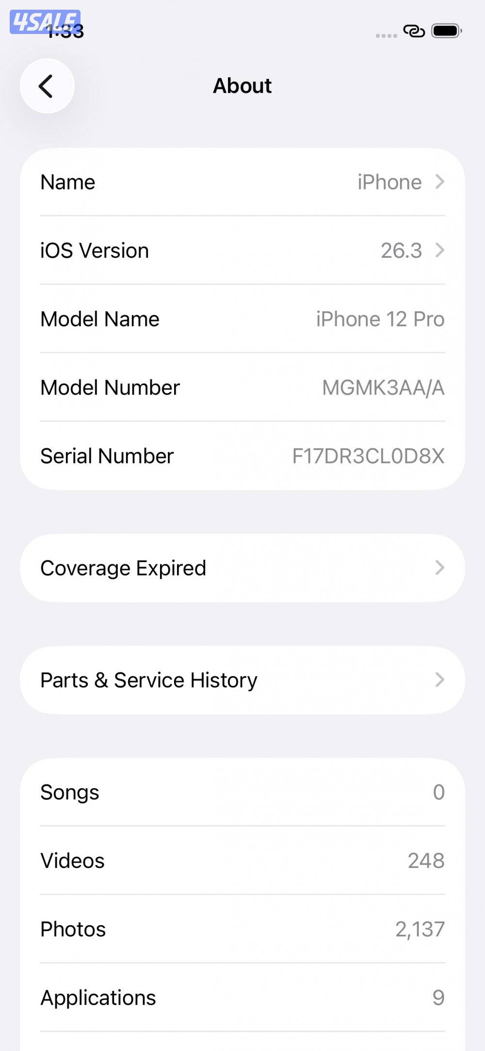 iPhone 12 Pro 5g 128gb5